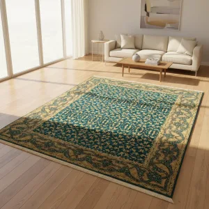 Tapete Persa Artesanal De Seda 3,16 X 2,42 M