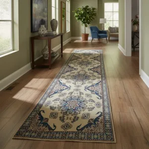 Passadeira Para Corredor Persa Nain  0,90 X 4,10 m