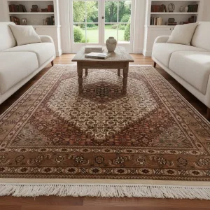 Tapete Persa Bidjar 1,72 X 2,42 M - Artesanal E elegante
