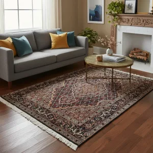 Tapete Persa Tabriz antigo 1,03 X 1,52 M