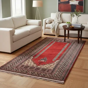 Tapete Persa Artesanal Bokhara  0,95 X 1,57 M