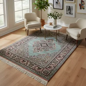 Tapete Persa Kashmir Seda Artesanal 1,00 X 1,45 M