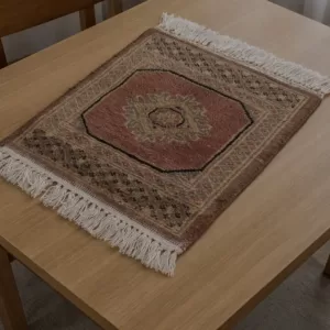 Tapete Persa De Mesa Artesanal Bokhara 31 x 30 cm