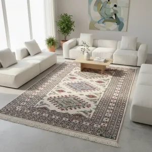 Tapete Persa Artesanal Lahore Silk 1,81 X 1,24 M