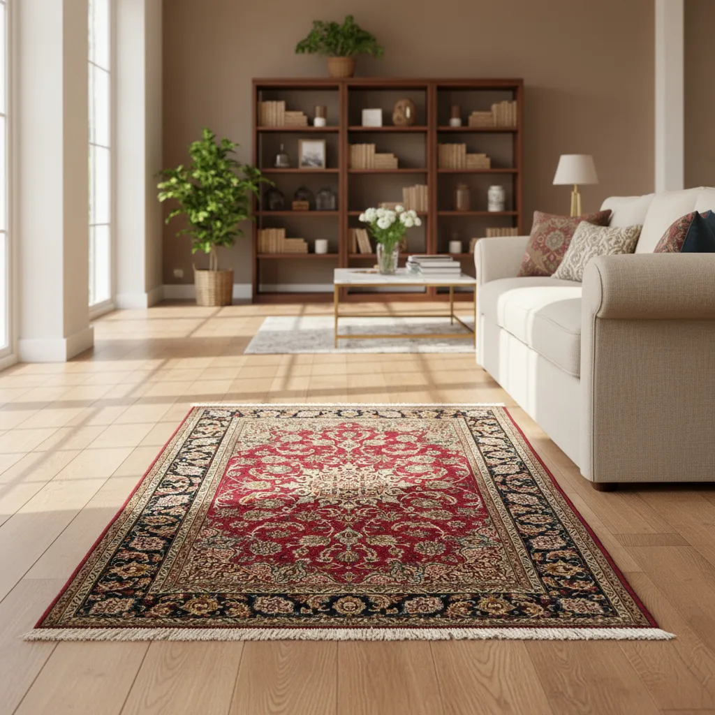 D_NQ_NP_2X_865885-MLB92707677402_092025-F-tapete-persa-artesanal-isfahan-160x-112m-colorido