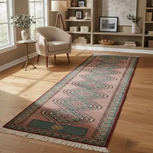 Passadeira Para Corredor Bokhara Artesanal 0,80 X 2,40 M