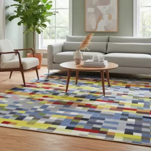 Tapete São Carlos Pixel Geométrico 2x2,50 M