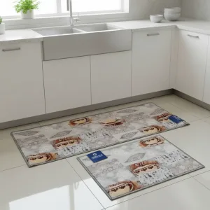 Tapete Para Cozinha Com 2 Peças