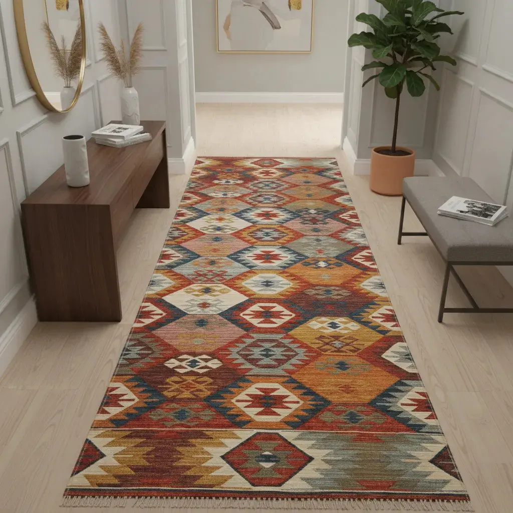 D_NQ_NP_2X_877603-MLB99918123916_122025-F-passadeira-para-corredor-kilim-ravena-080-x-250-m