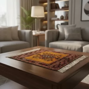 Tapete Persa De Mesa 30 X 27 Cm (Usado)