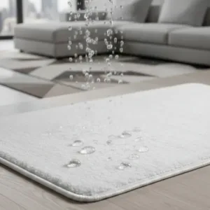 Tapete Sob Medida Casablanca Impermeável Buchara 140 x 100 M Liso White