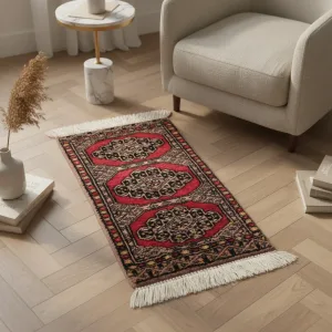 Tapete Decorativo Persa Artesanal Modelo Bokhara 0,30 x 0,54 m