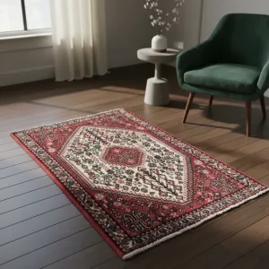 Tapete Persa Seneh Artesanal 0,66 X 1,03 M (Usado)